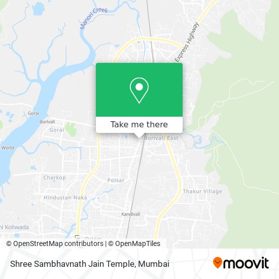 Shree Sambhavnath Jain Temple map