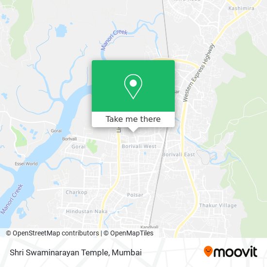 Shri Swaminarayan Temple map