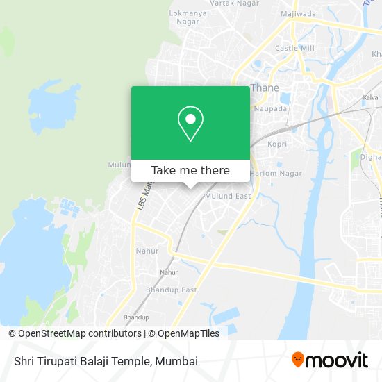 Shri Tirupati Balaji Temple map