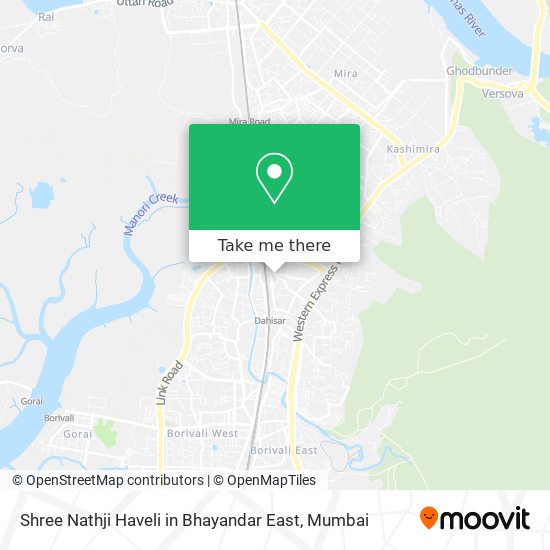 Shree Nathji Haveli in Bhayandar East map