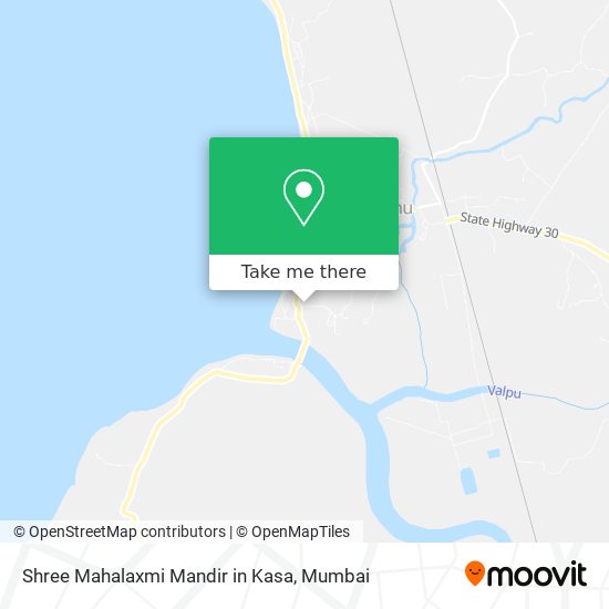 Shree Mahalaxmi Mandir in Kasa map