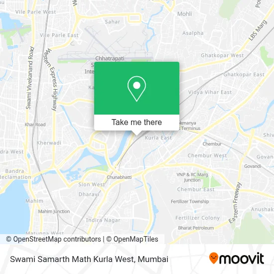 Swami Samarth Math Kurla West map