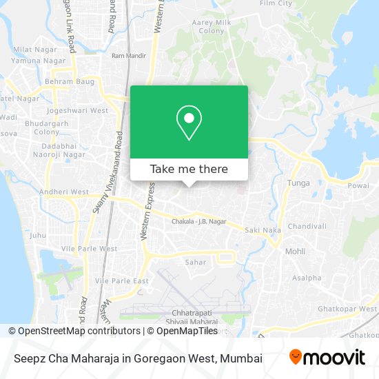 Seepz Cha Maharaja in Goregaon West map