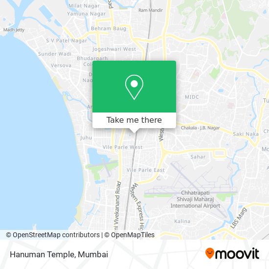 Hanuman Temple map