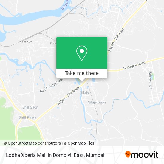 Lodha Xperia Mall in Dombivli East map