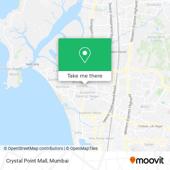 Crystal Point Mall map