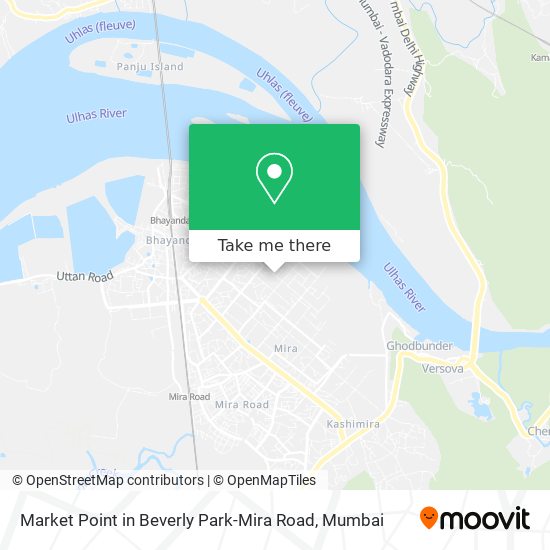Market Point in Beverly Park-Mira Road map