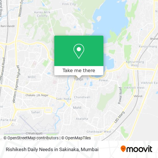 Rishikesh Daily Needs in Sakinaka map