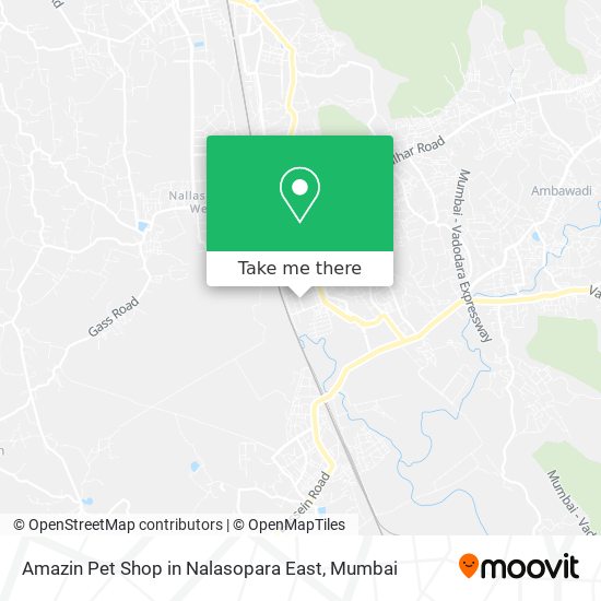 Amazin Pet Shop in Nalasopara East map