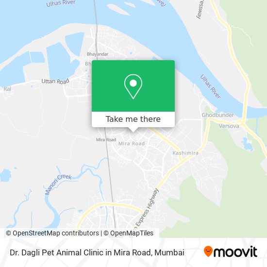 Dr. Dagli Pet Animal Clinic in Mira Road map