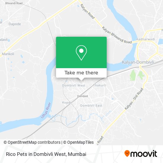 Rico Pets in Dombivli West map