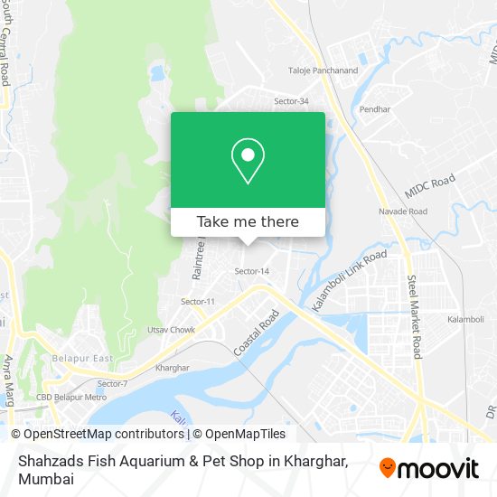 Shahzads Fish Aquarium & Pet Shop in Kharghar map