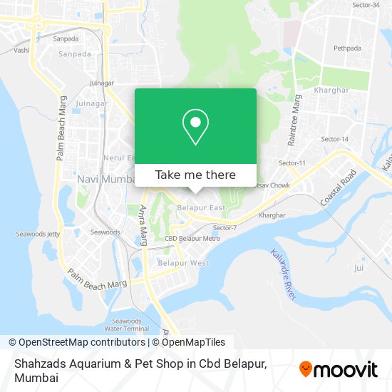 Shahzads Aquarium & Pet Shop in Cbd Belapur map