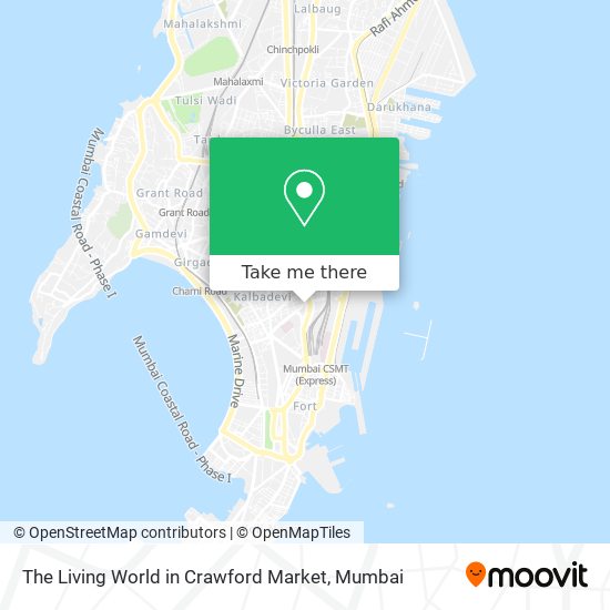 The Living World in Crawford Market map
