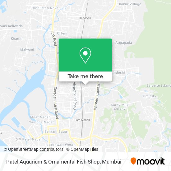 Patel Aquarium & Ornamental Fish Shop map