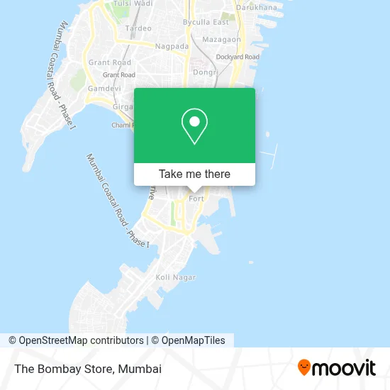 The Bombay Store map