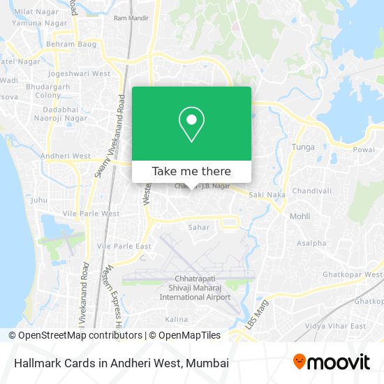 Hallmark Cards in Andheri West map
