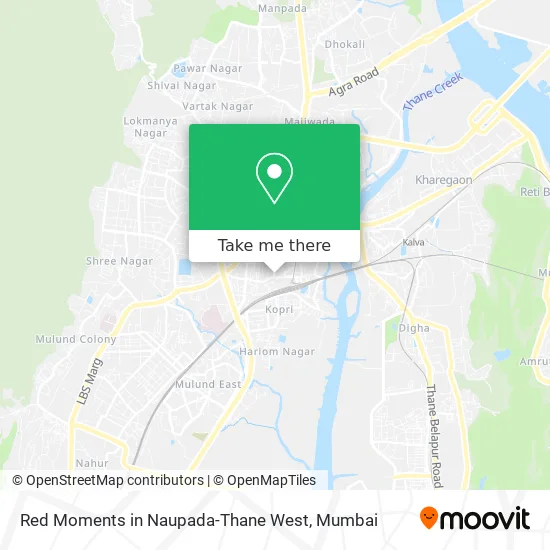 Red Moments in Naupada-Thane West map
