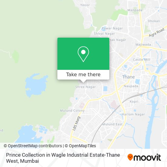 Prince Collection in Wagle Industrial Estate-Thane West map