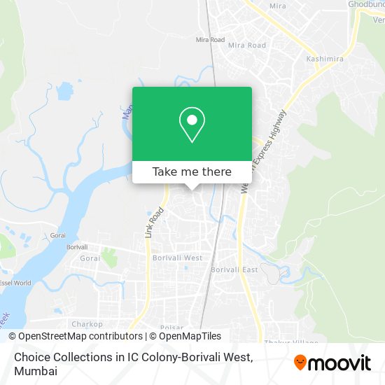 Choice Collections in IC Colony-Borivali West map