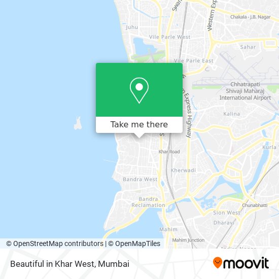 Beautiful in Khar West map