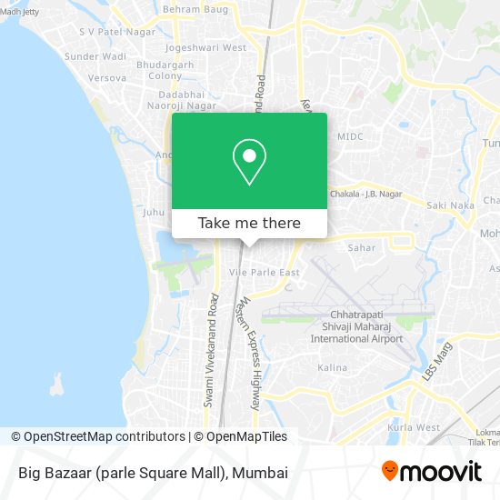 Big Bazaar (parle Square Mall) map