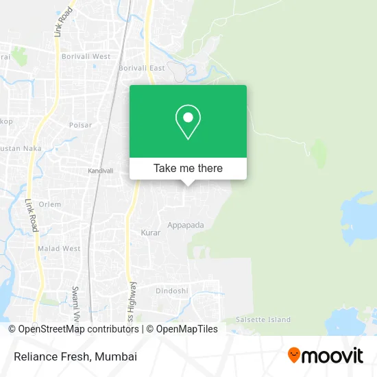 Reliance Fresh map