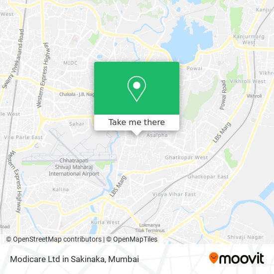Modicare Ltd in Sakinaka map