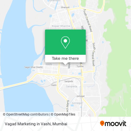 Vagad Marketing in Vashi map