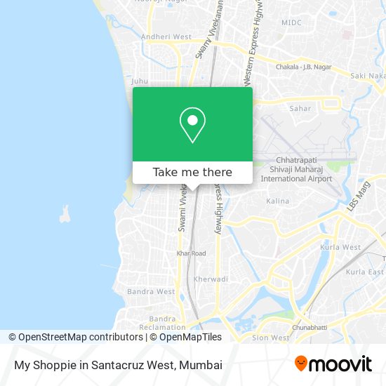 My Shoppie in Santacruz West map