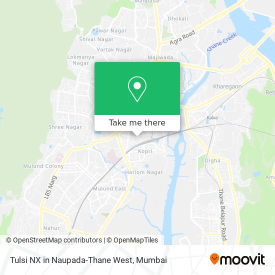 Tulsi NX in Naupada-Thane West map