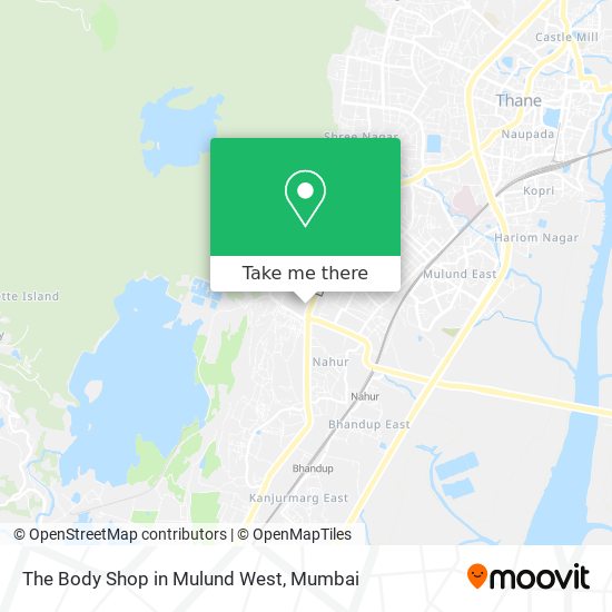 The Body Shop in Mulund West map