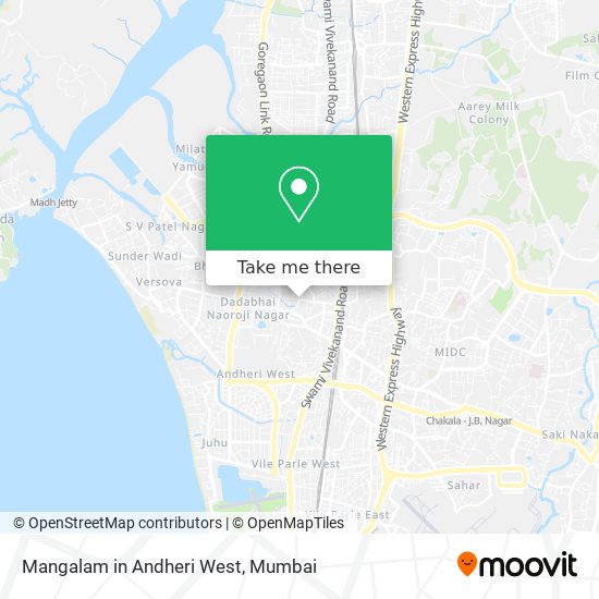 Mangalam in Andheri West map