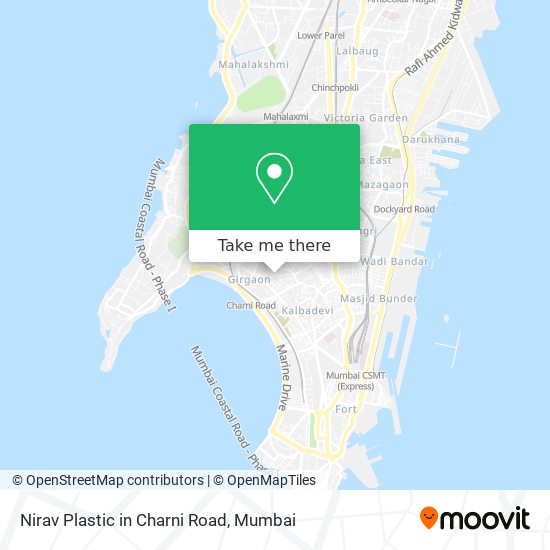 Nirav Plastic in Charni Road map