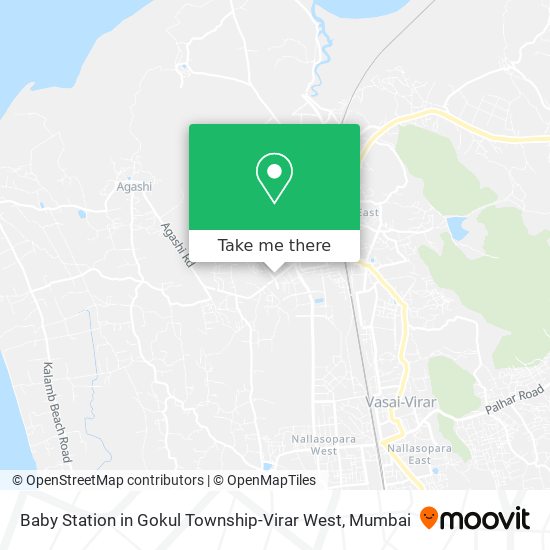 Baby Station in Gokul Township-Virar West map