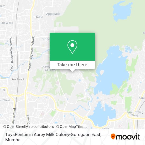 ToysRent.in in Aarey Milk Colony-Goregaon East map