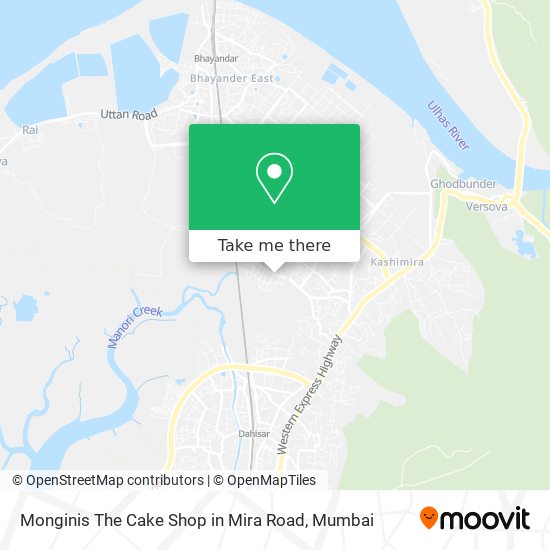 Monginis The Cake Shop in Mira Road map