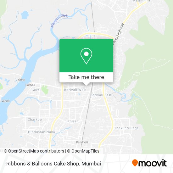Ribbons & Balloons Cake Shop map