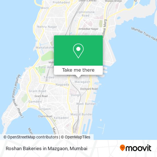 Roshan Bakeries in Mazgaon map