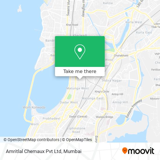 Amritlal Chemaux Pvt Ltd map