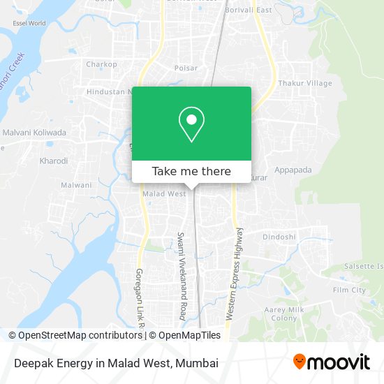 Deepak Energy in Malad West map