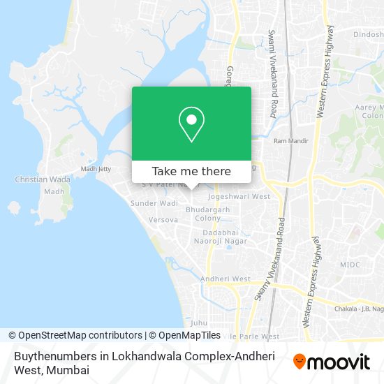 Buythenumbers in Lokhandwala Complex-Andheri West map