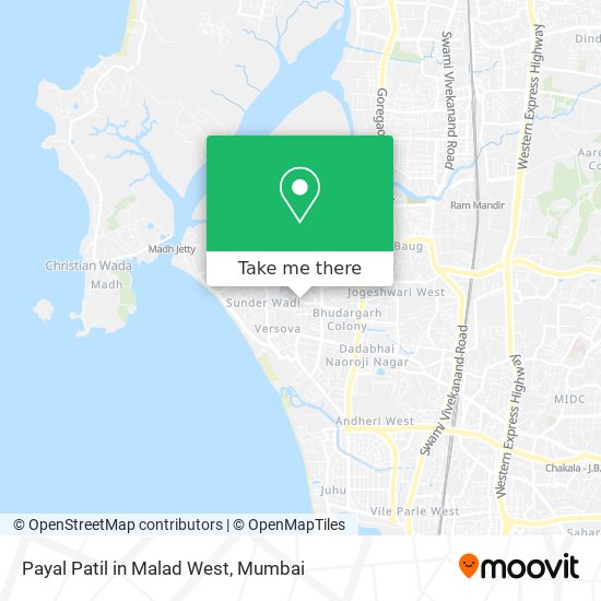 Payal Patil in Malad West map