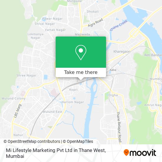Mi Lifestyle Marketing Pvt Ltd in Thane West map