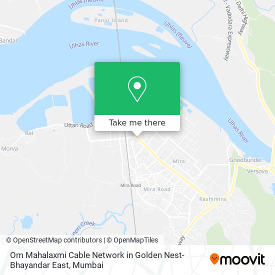 Om Mahalaxmi Cable Network in Golden Nest-Bhayandar East map