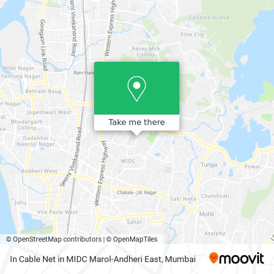 In Cable Net in MIDC Marol-Andheri East map