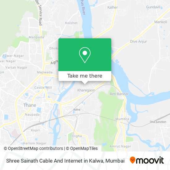 Shree Sainath Cable And Internet in Kalwa map