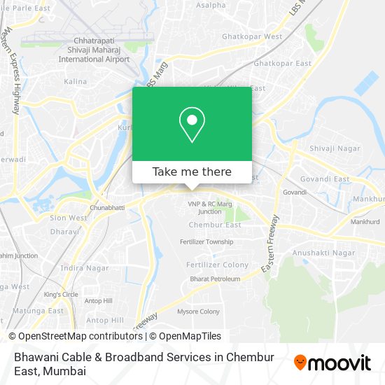 Bhawani Cable & Broadband Services in Chembur East map