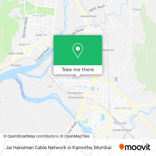Jai Hanuman Cable Network in Kamothe map
