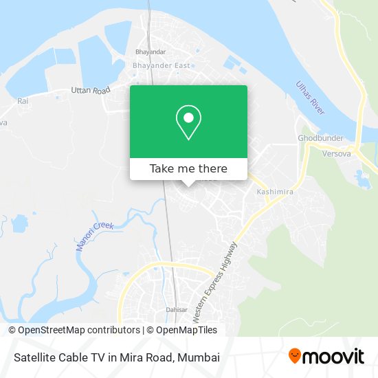 Satellite Cable TV in Mira Road map